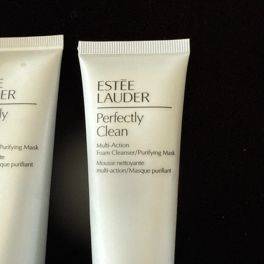 2 Estée LauderPerfectlyClean Multi-ActionFoam-Cleanser Purifying Mask 1.7oz(4777